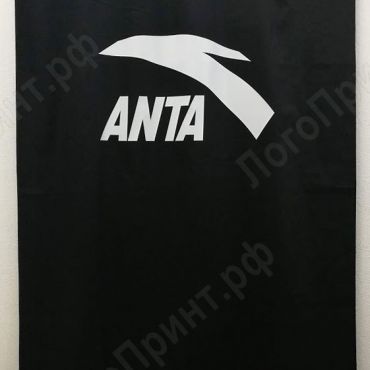 Пошив черных штор для примерочных магазина ANTA